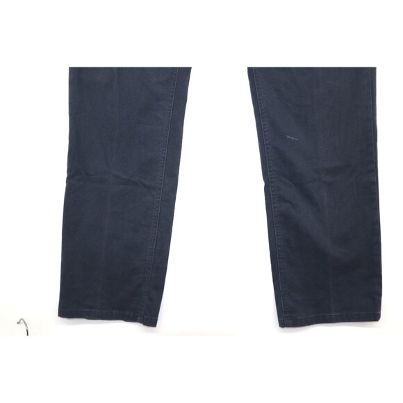 English Laundry Mens Navy Straight Fit Pants 32 X 30 Academia Office Flat Front - Picture 8 of 13
